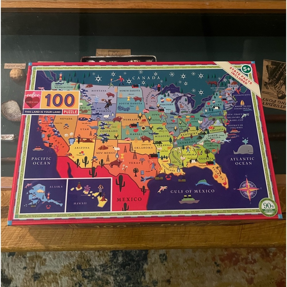 United States This Land Is Your Land 100 Piece Puzzle